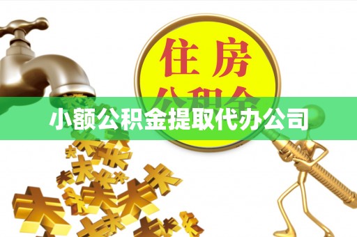 东平小额公积金提取代办公司
